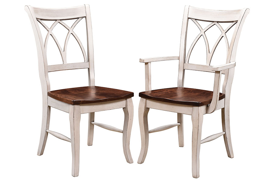 double x back dining chairs