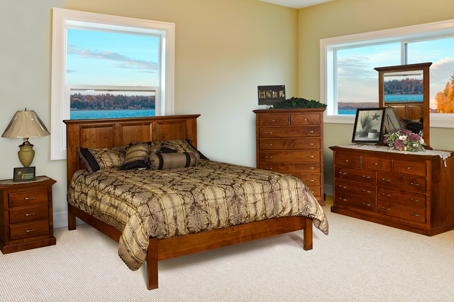 classic maple bedroom set